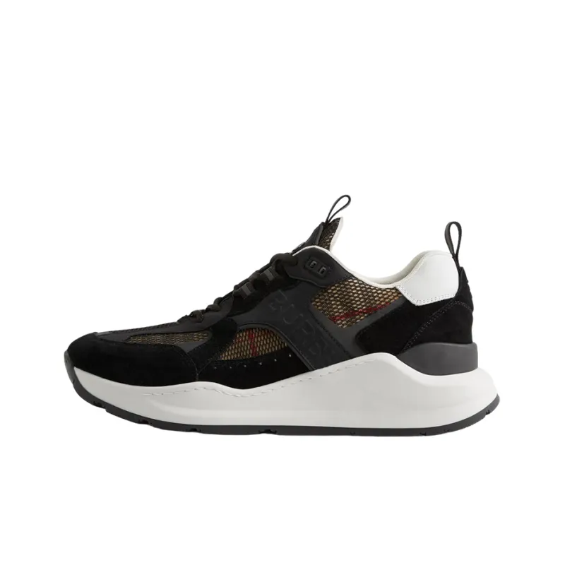 Burberry Embossed Mesh Sneakers Black-0