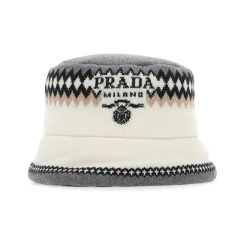 PRADA Cashmere Bucket Hats Women's