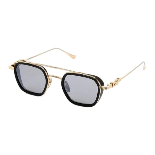 Chrome Hearts Non-Prescription Glasses Unisex Gold