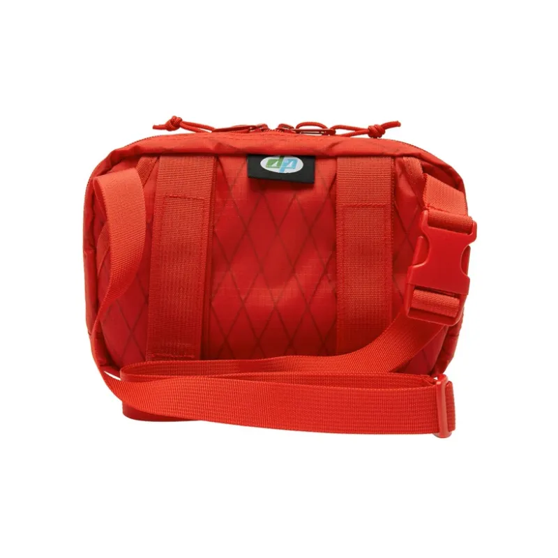 Supreme Nylon Fabric Shoulder Bag, Crossbody Bag Unisex Red-3