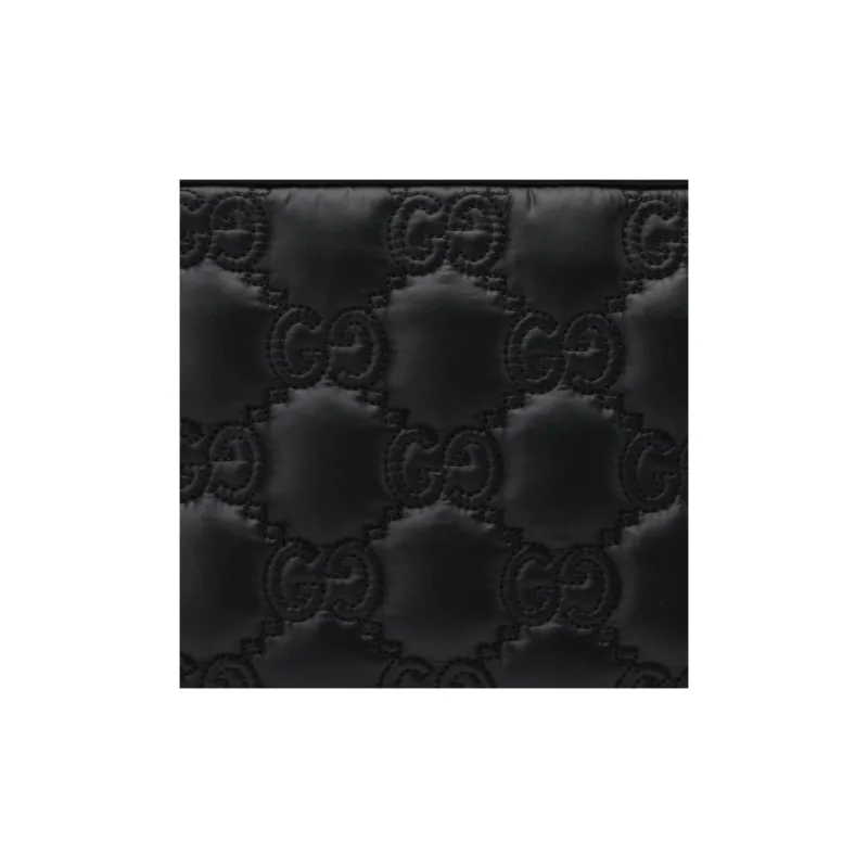 GUCCI GG Matelassé Leather Small Square Camera Bag Shoulder Bags Handbags Small Size Women's Black-9