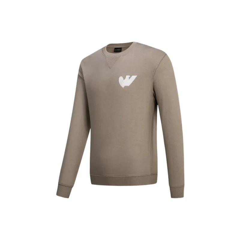 EMPORIO ARMANI Sweatshirts Men Coffee-2