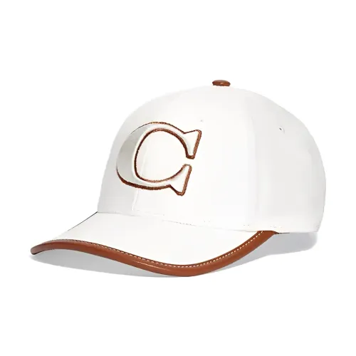 COACH Baseball Caps Women's White