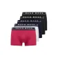 5 Pack (Fuchsia+White+Navy Blue+Black+Black)