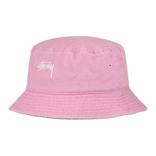 Stussy Bucket Hats Unisex Light Pink