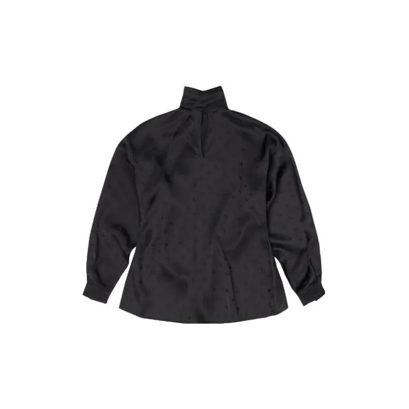 Balenciaga Tie-Neck Blouse-1