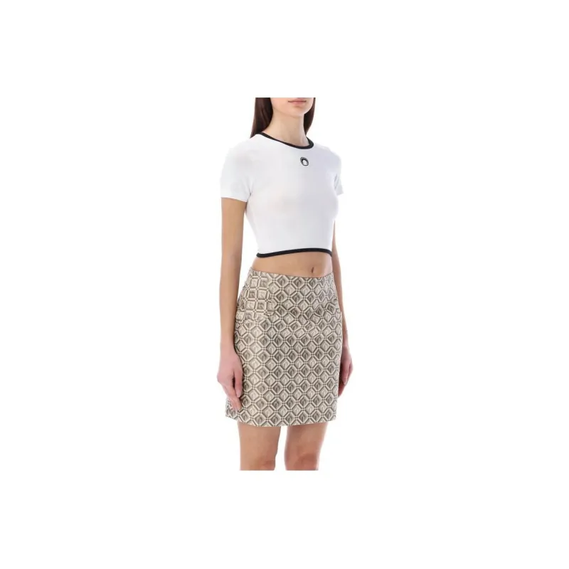 Marine Serre T Shirts Women's White-2