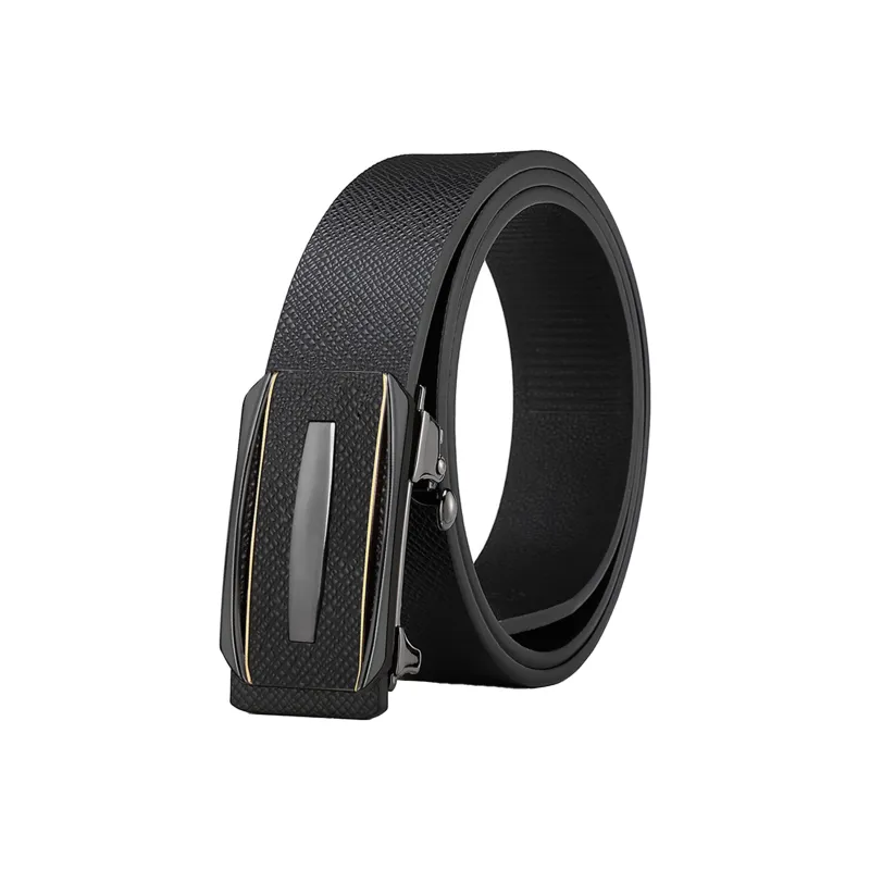 ALIEN BANG Cow Leather Leather Belts Men's 3.3CM-0