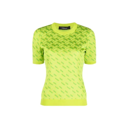 VERSACE T-Shirts Women's Green