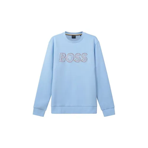 HUGO BOSS Sweatshirts Men Light Blue