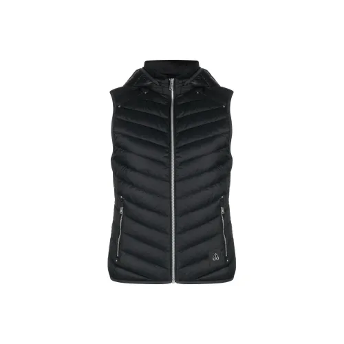 Moose Knuckles Air Down Series Vests Women's Black