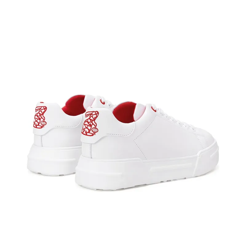 ZSAZSAZSU Skateboard Shoes Women's Low-Top White-2