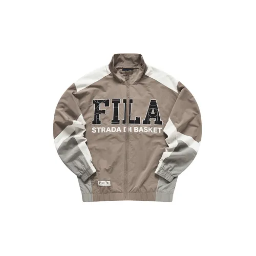 FILA FUSION Jackets Men Dark Gray Coffee