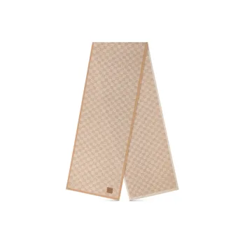 LOUIS VUITTON Knit Scarf Men's Khaki