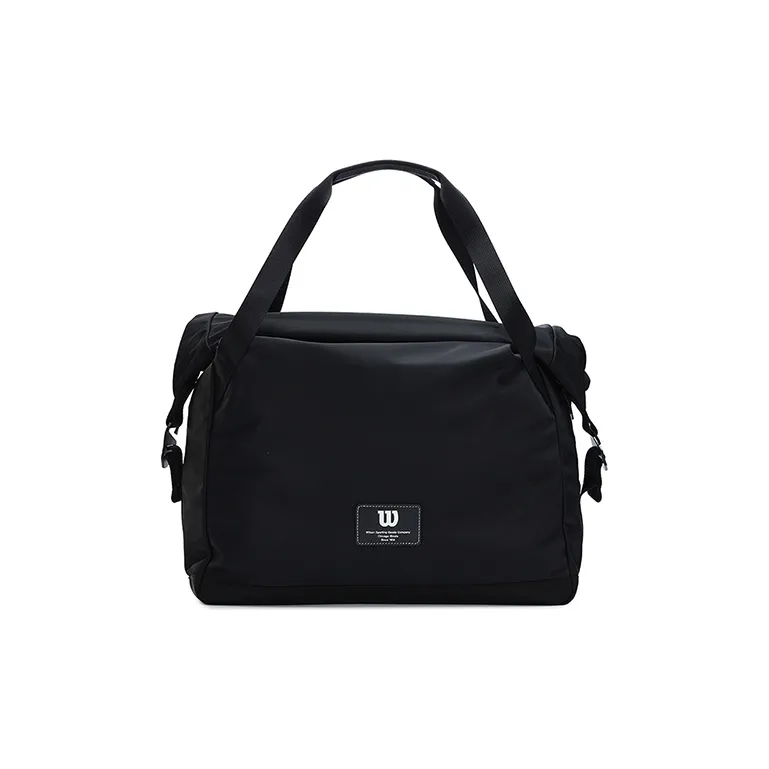 Wilson Fabric Handbag Crossbody Bag Large Size Unisex Black-0