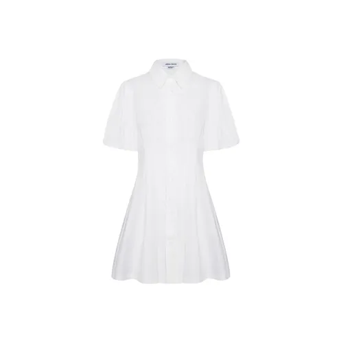 URBAN REVIVO Short-Sleeved Dresses Women's White