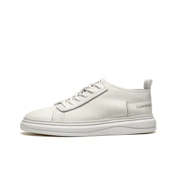 LEAVELAND Stylish Skateboarding Shoes Men's White