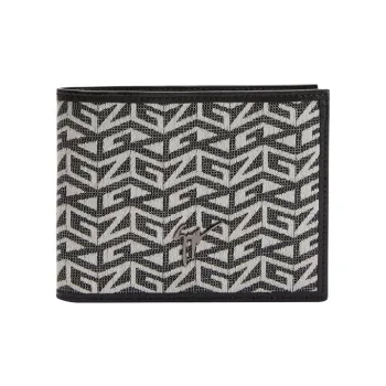 Giuseppe Zanotti/GZ Fabric 100% Cotton Wallet Unisex Black/Original