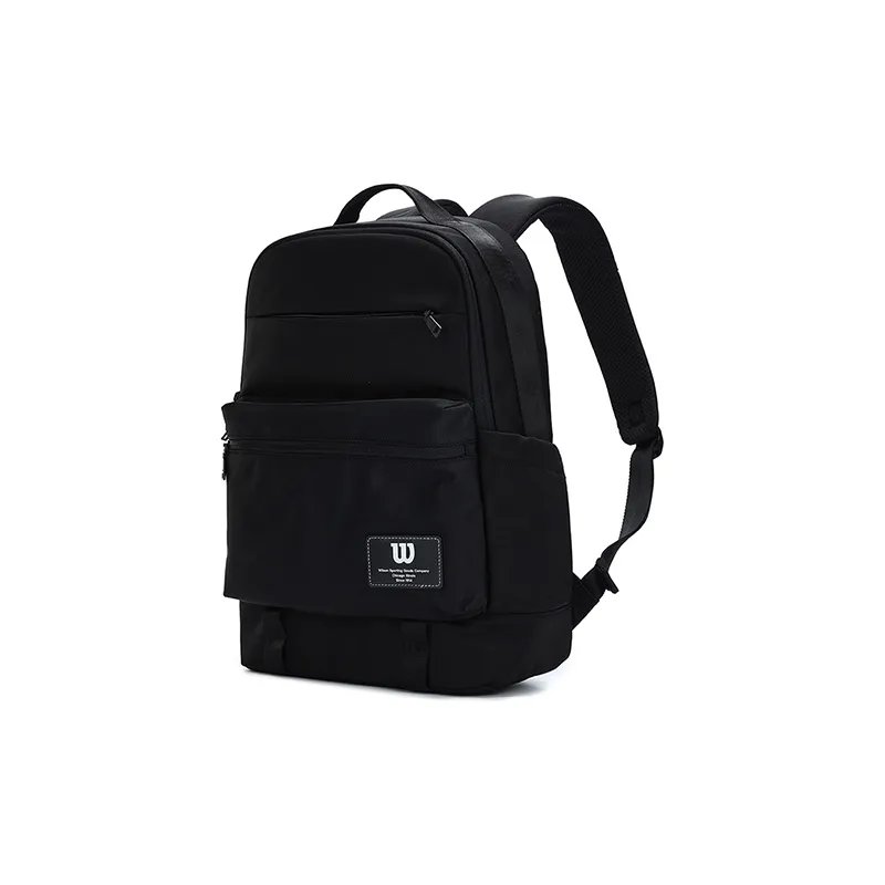 Wilson Fabric Backpack Large Size Unisex Black-2