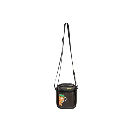 361° KAKAO Collaboration Fabric Shoulder Bag Crossbody Bag Small Size Unisex Black