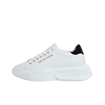 PHILIPP PLEIN Shock Absorbers Low Top Sports Casual Shoes Women's White
