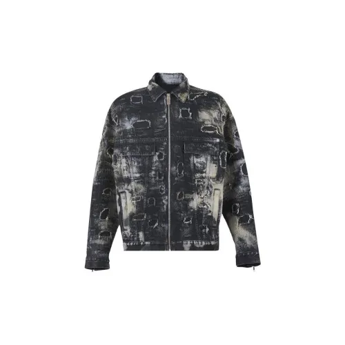 Givenchy Denim Jackets Men Black