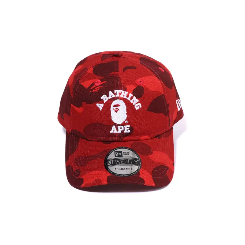 A BATHING APE Color Camo College New Era 9Twenty Cap FW22-0