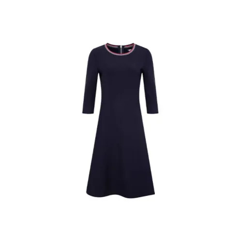 Tommy Hilfiger Short-Sleeved Dresses Women's Navy Blue