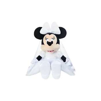 Disney Mickey Minnie Collection Minnie Wedding Dress Style Dolls Plush Doll 27cm Height Shanghai Disney