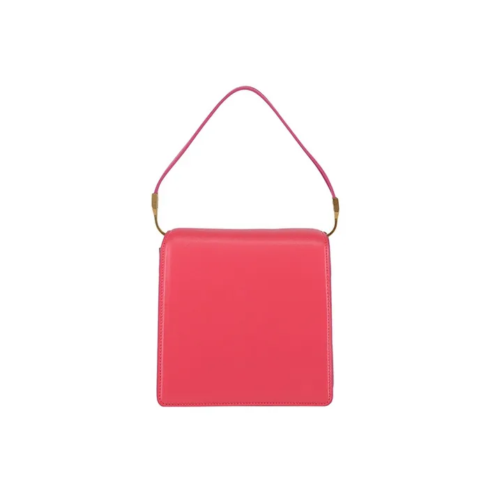 BALMAIN ELY Calfskin Portable Crossbody Bag Shoulder Bag Women's Pink-3