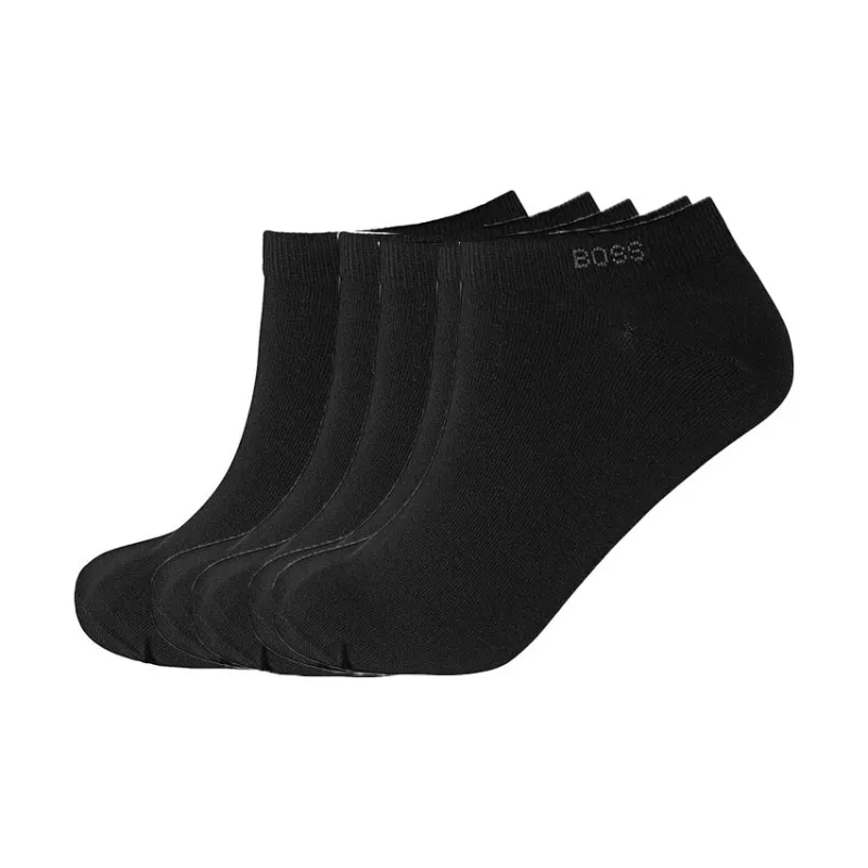 HUGO BOSS FW22 Casual Ankle Socks Men's 5 Pack Black-0