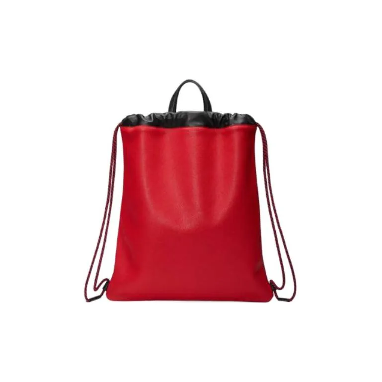 GUCCI Leather Backpack Men's Red-2