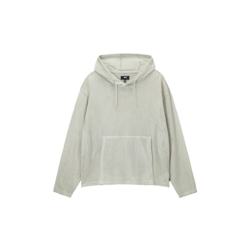 Stussy Cotton Mesh Hoodie POIZON