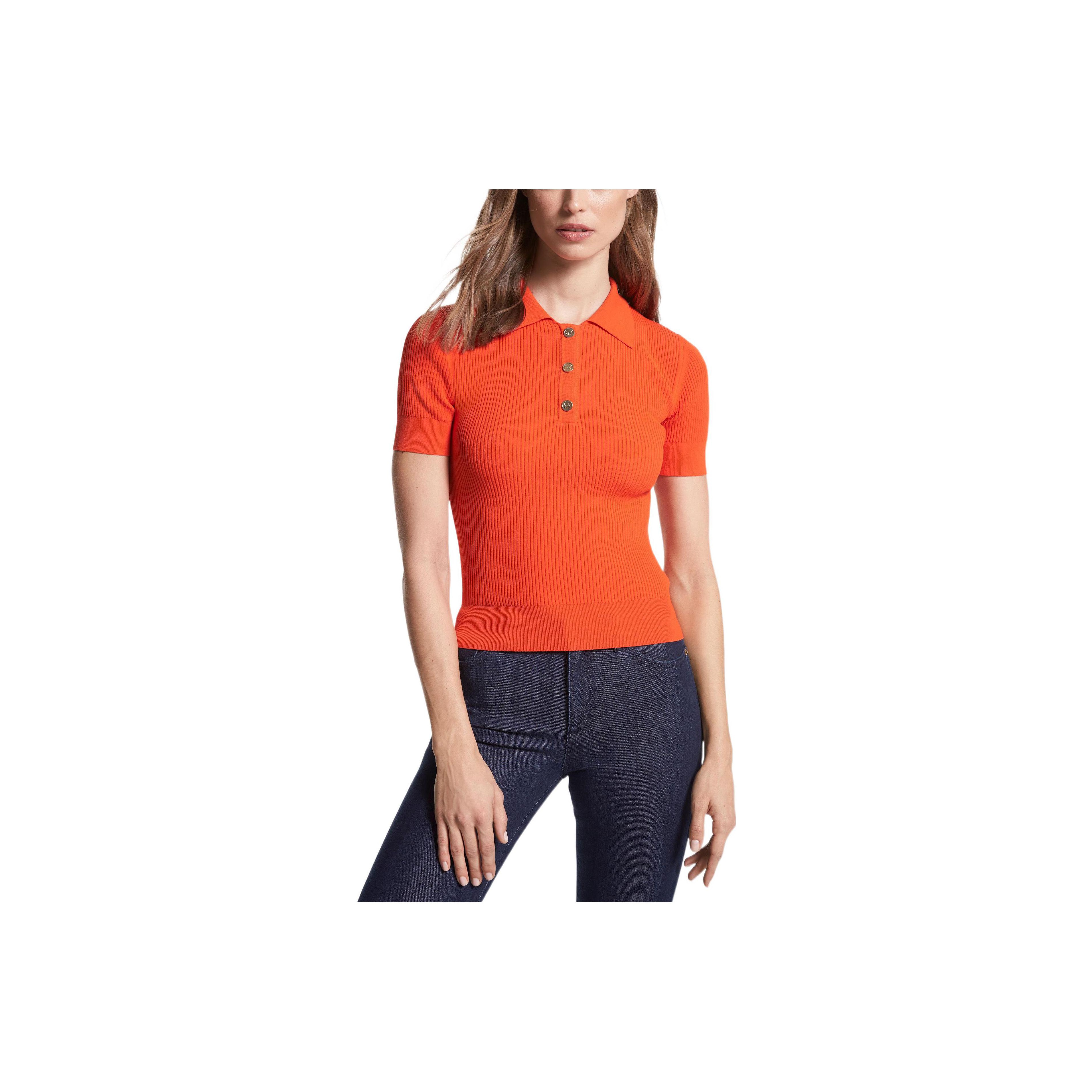 Michael kors polo womens orange on sale