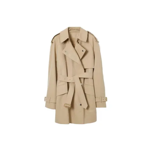 Burberry Trench Coats Women's Beige