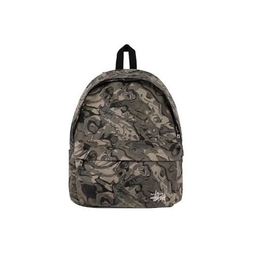 Stussy Cotton Canvas Canvas Bag Backpack Regular Unisex Camouflage