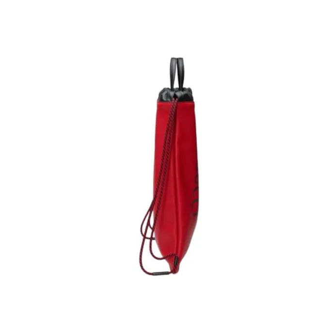 GUCCI Leather Backpack Men's Red-3