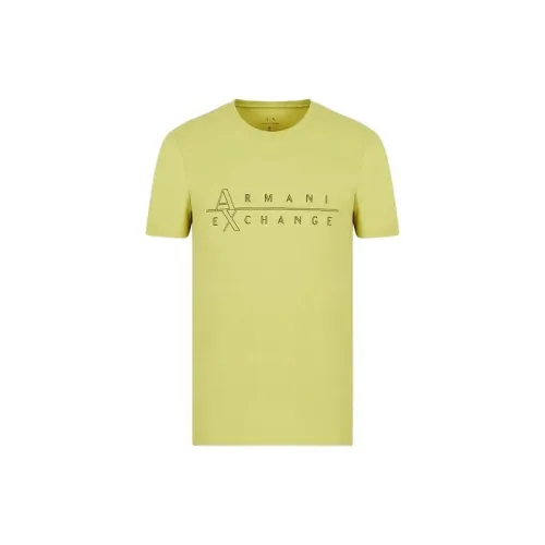 ARMANI EXCHANGE T-Shirts Men Lime Green