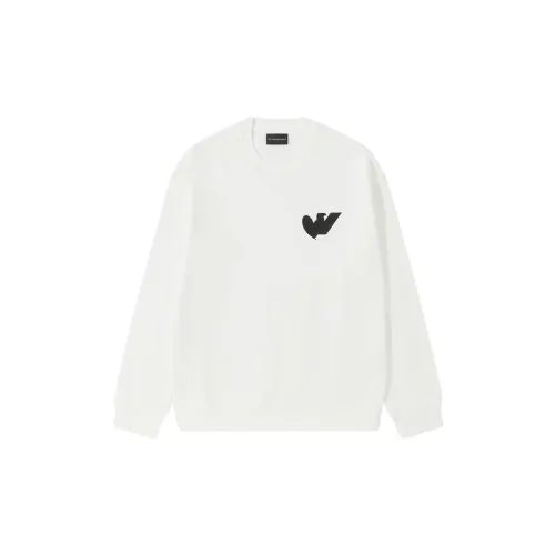 EMPORIO ARMANI Sweatshirts Men White