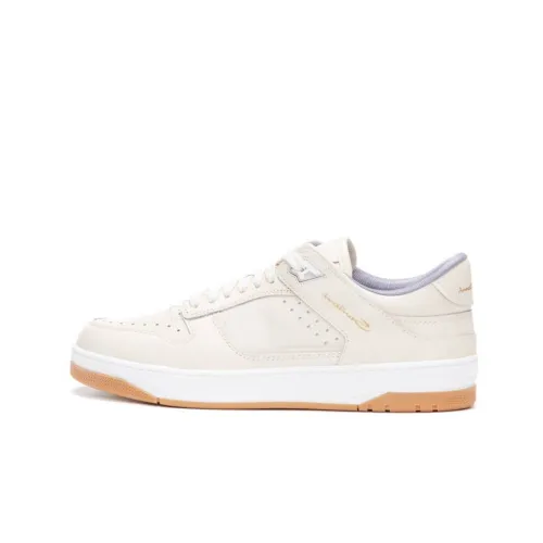 Santoni Low-top Leather Sneakers