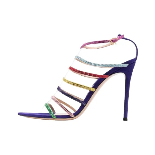 GIANVITO ROSSI Mirage 105mm Crystal-embellished Sandals