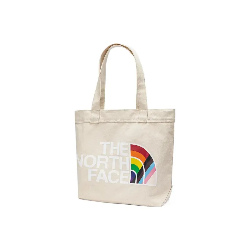THE NORTH FACE Canvas Tote Bag, Shopping Bag, Canvas Bag, Handbag, Shoulder Bag Regular Unisex Ecru-1