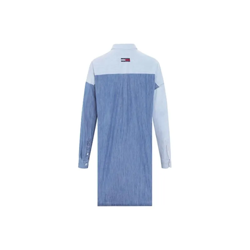 Tommy Hilfiger Long-Sleeved Dresses Women's Blue-1