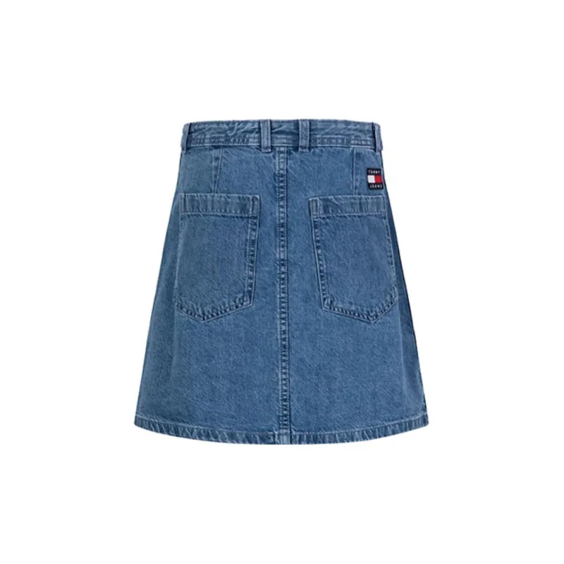 Tommy Hilfiger Denim Short Skirts Women's Blue-1