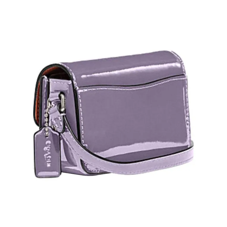 COACH Studio Cow Leather Shoulder Bag Crossbody Bag Mini Women's Purple-1