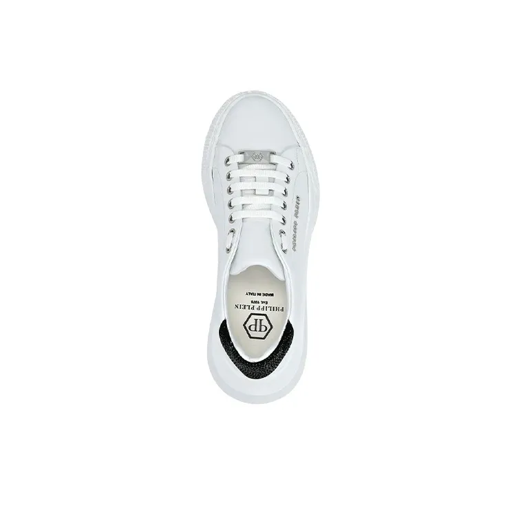 PHILIPP PLEIN Shock Absorbers Low Top Sports Casual Shoes Women's White-3