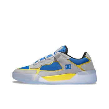 DC Shoes Metric Anti Slip Wear Resistant Low Top Skateboard Shoes Men's Blue Yellow Gray