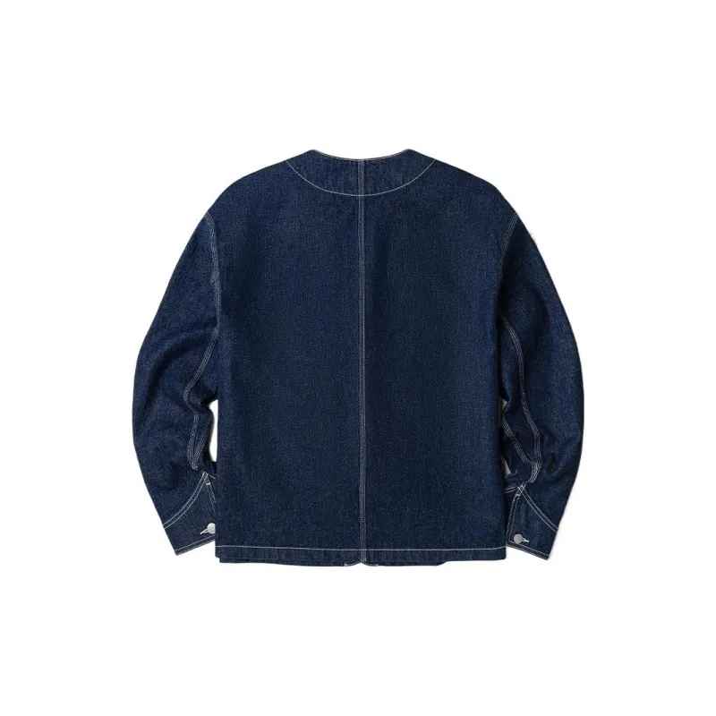 Lee Denim Jackets Men Medium Dark Blue-1