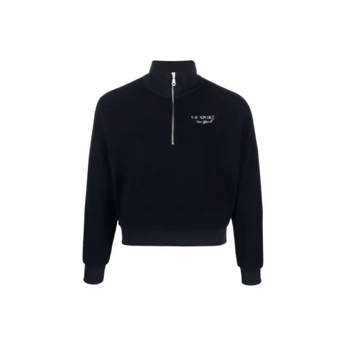 SPORTY & RICH Sweatshirts Unisex Black