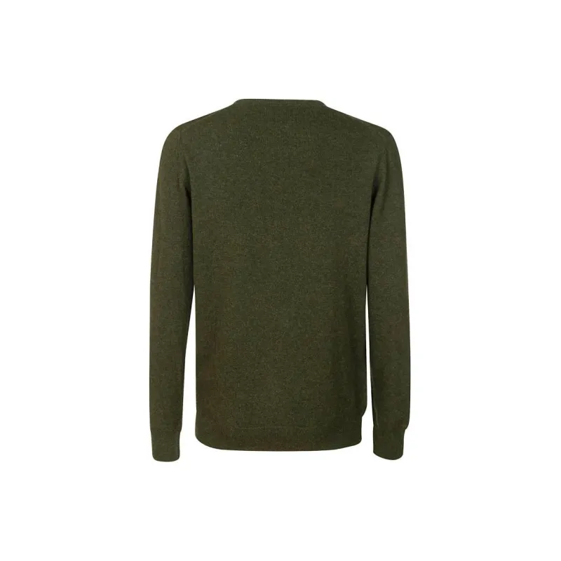 BARBOUR Logo Embroidered Crewneck Knitted Jumper-1